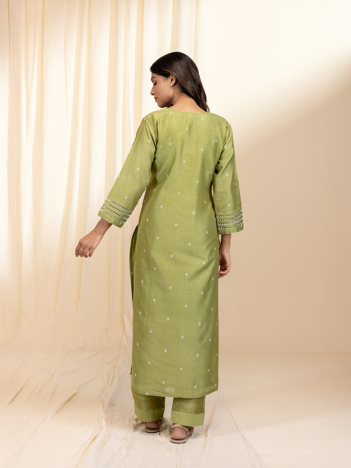 Nawabi Bagh Chanderi Kurta