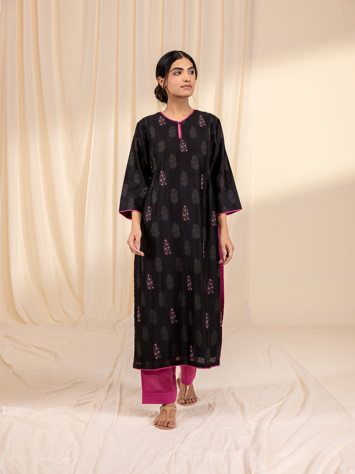 Night Beauty Chanderi Kurta