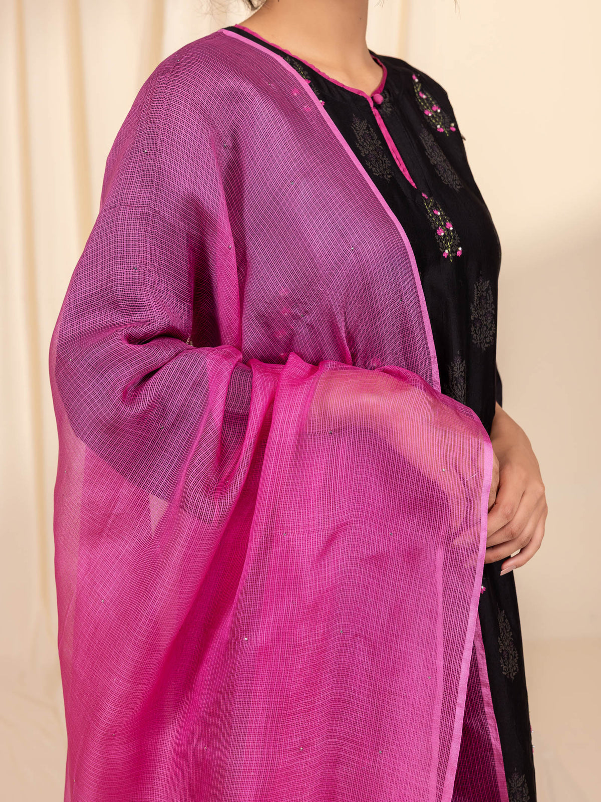 Night Beauty Kota Silk Dupatta