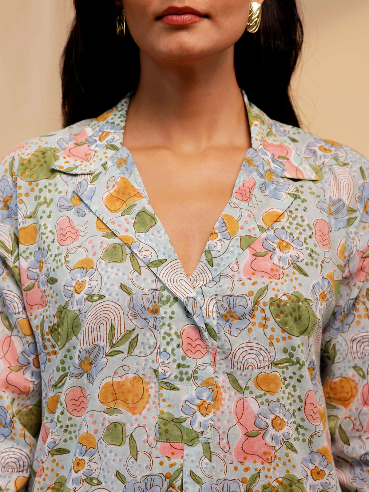 Over The Rainbow Voile Tunic