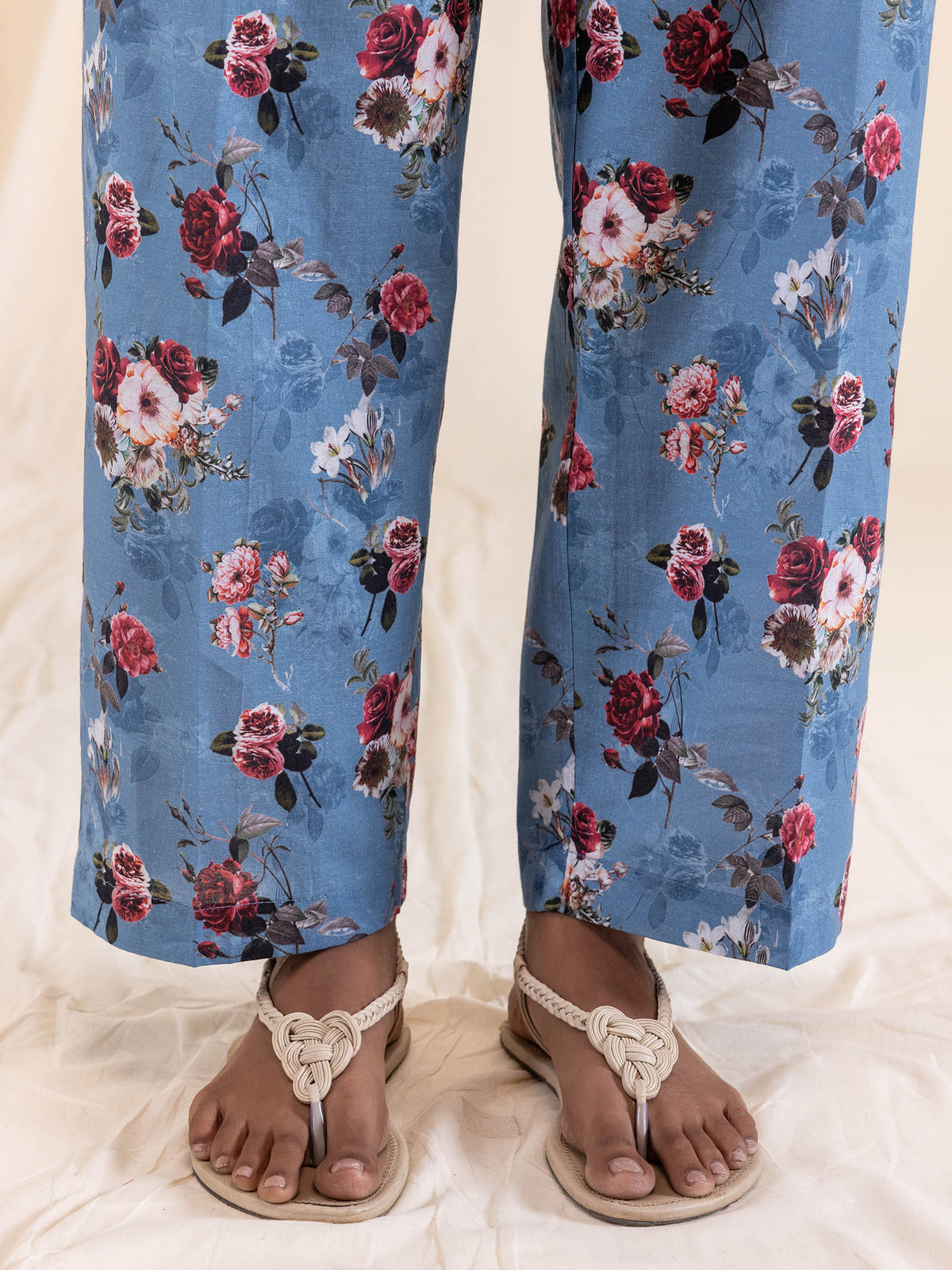 Twilight Florals Voile Night Suit