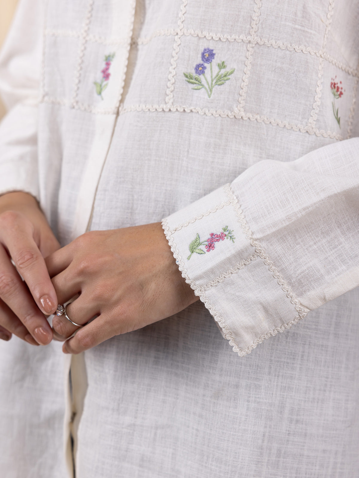Pearl Box Cotton Shirt