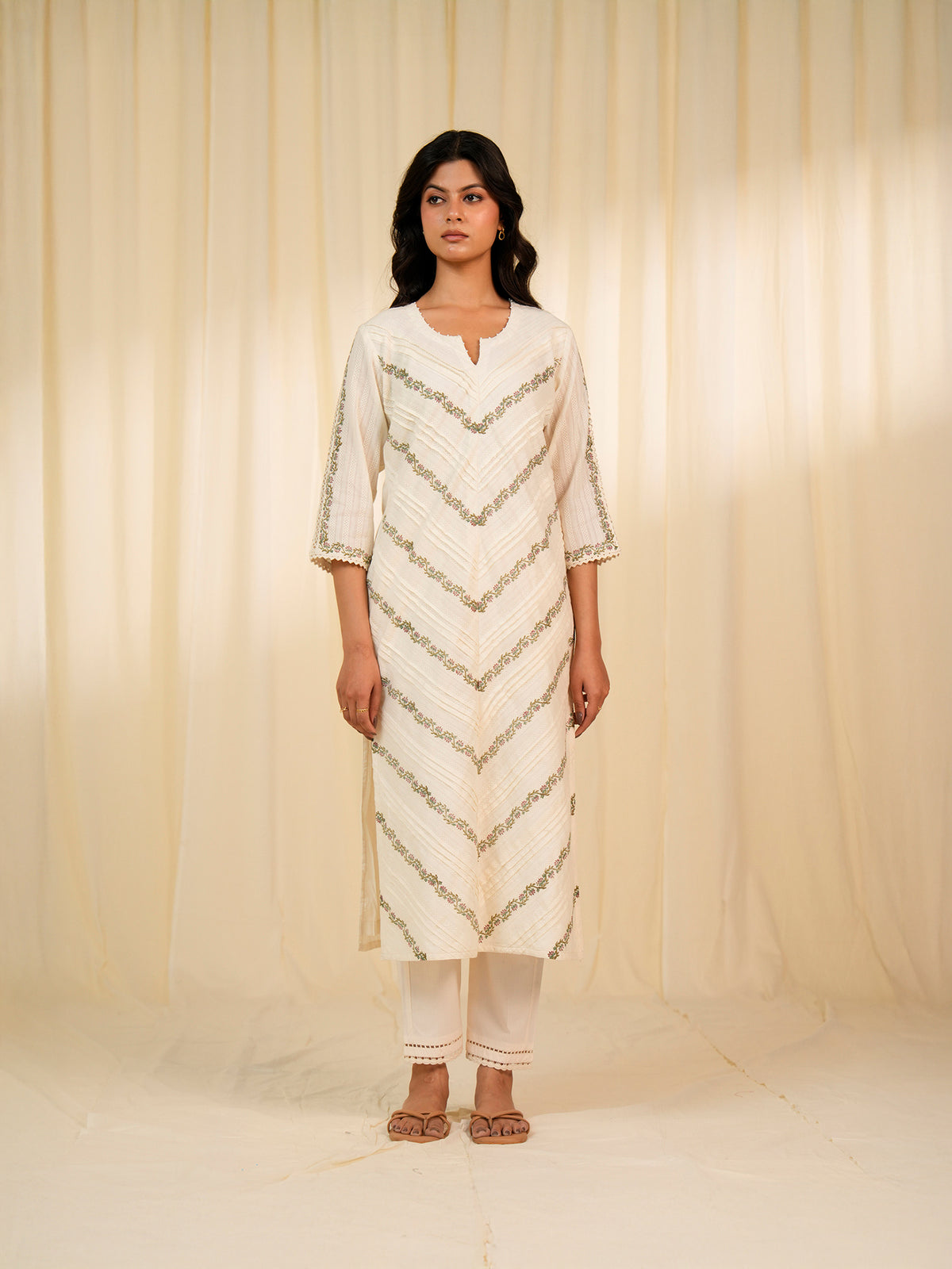 Pink Tusker Cotton Kurta
