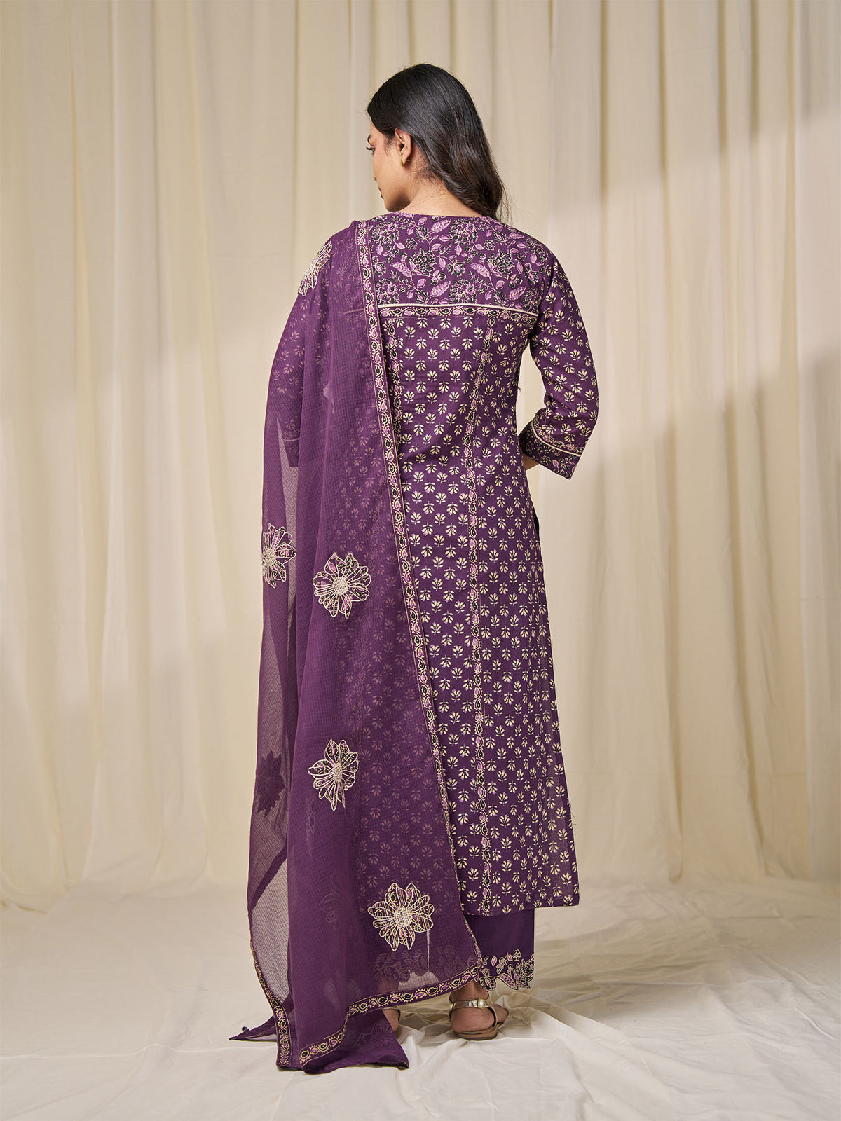 Purple Plum Kota Dupatta