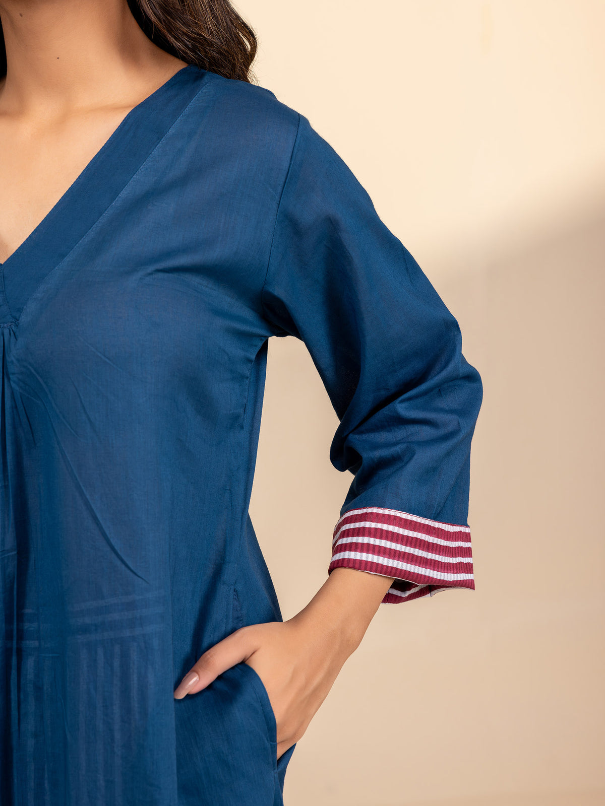 Raising Eyebrows Blue Voile Kurta
