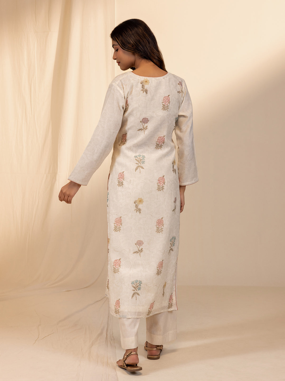 Razia Sultan Chanderi Kurta