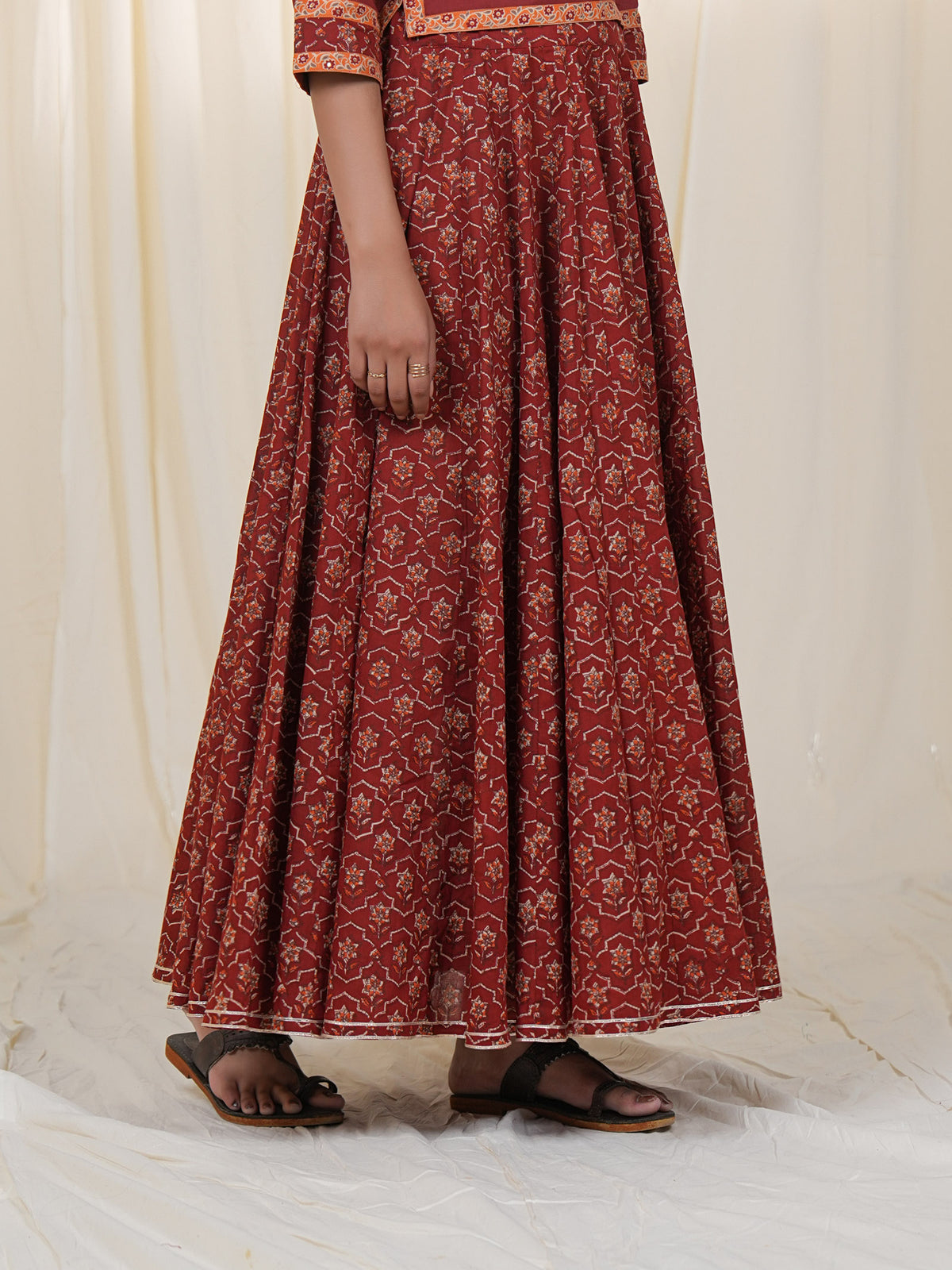 Rustic Indian Cotton 36 Kalee Skirt