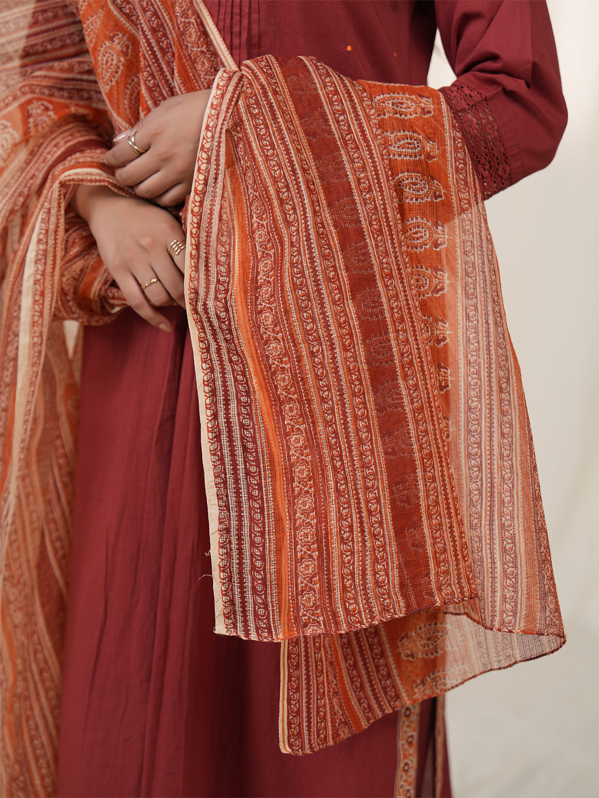 Rustic Indian Kota Dupatta