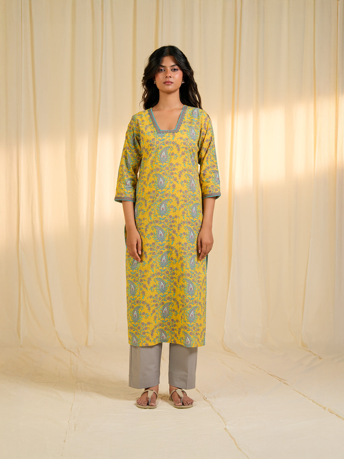 Rye Cotton Kurta