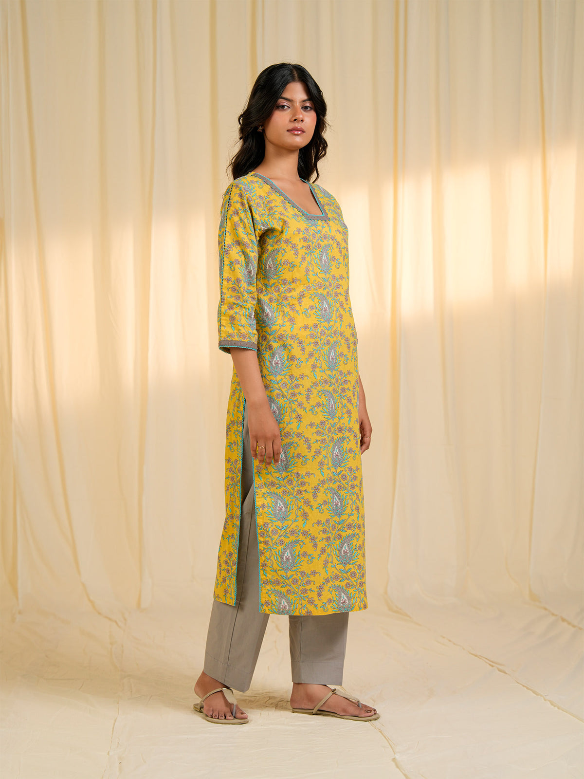 Rye Cotton Kurta