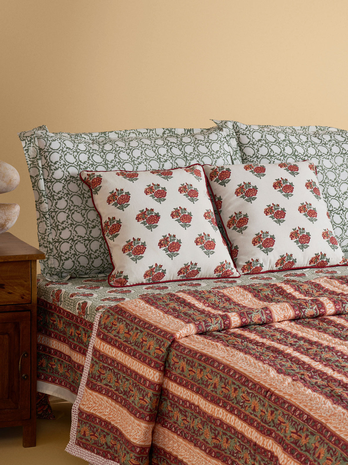 Shekhawati 16" x 16" Cushion Cover