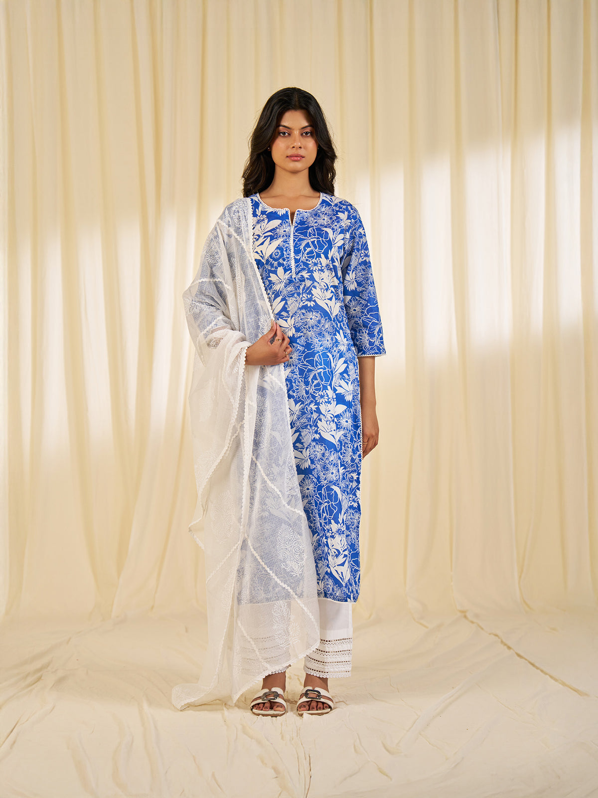 Snow Kota Dupatta