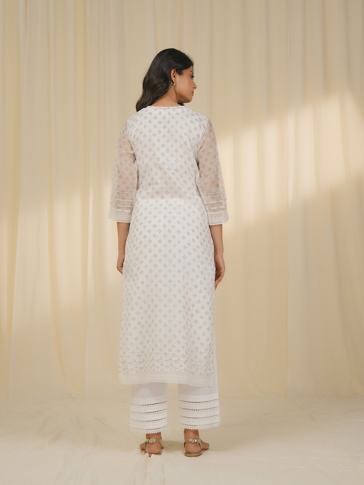 Snow Pearl Cotton Kurta