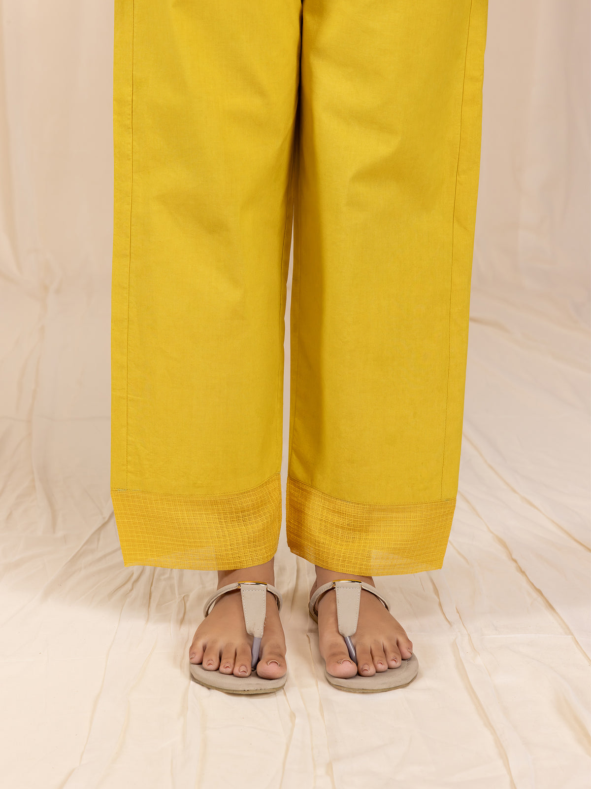 Spanish Sunset Cotton Straight Pants