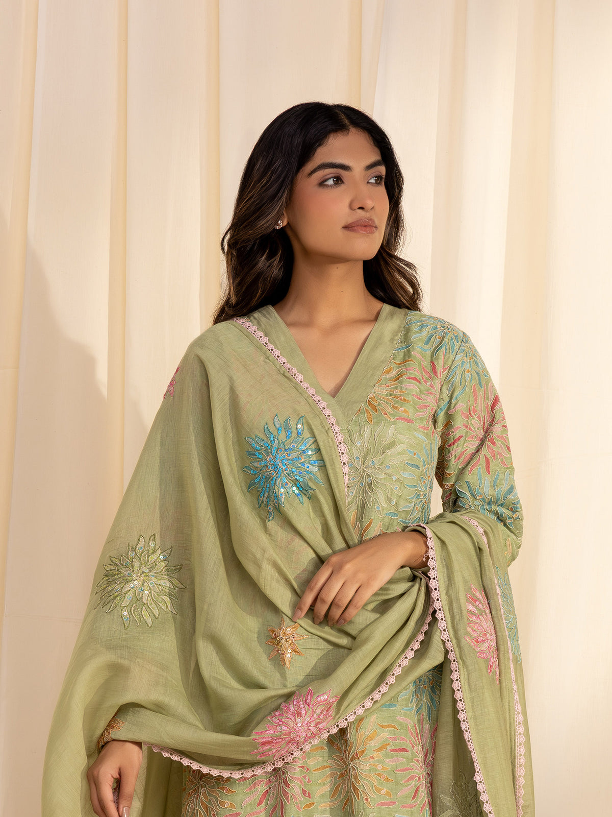 Sparkles Chanderi Dupatta