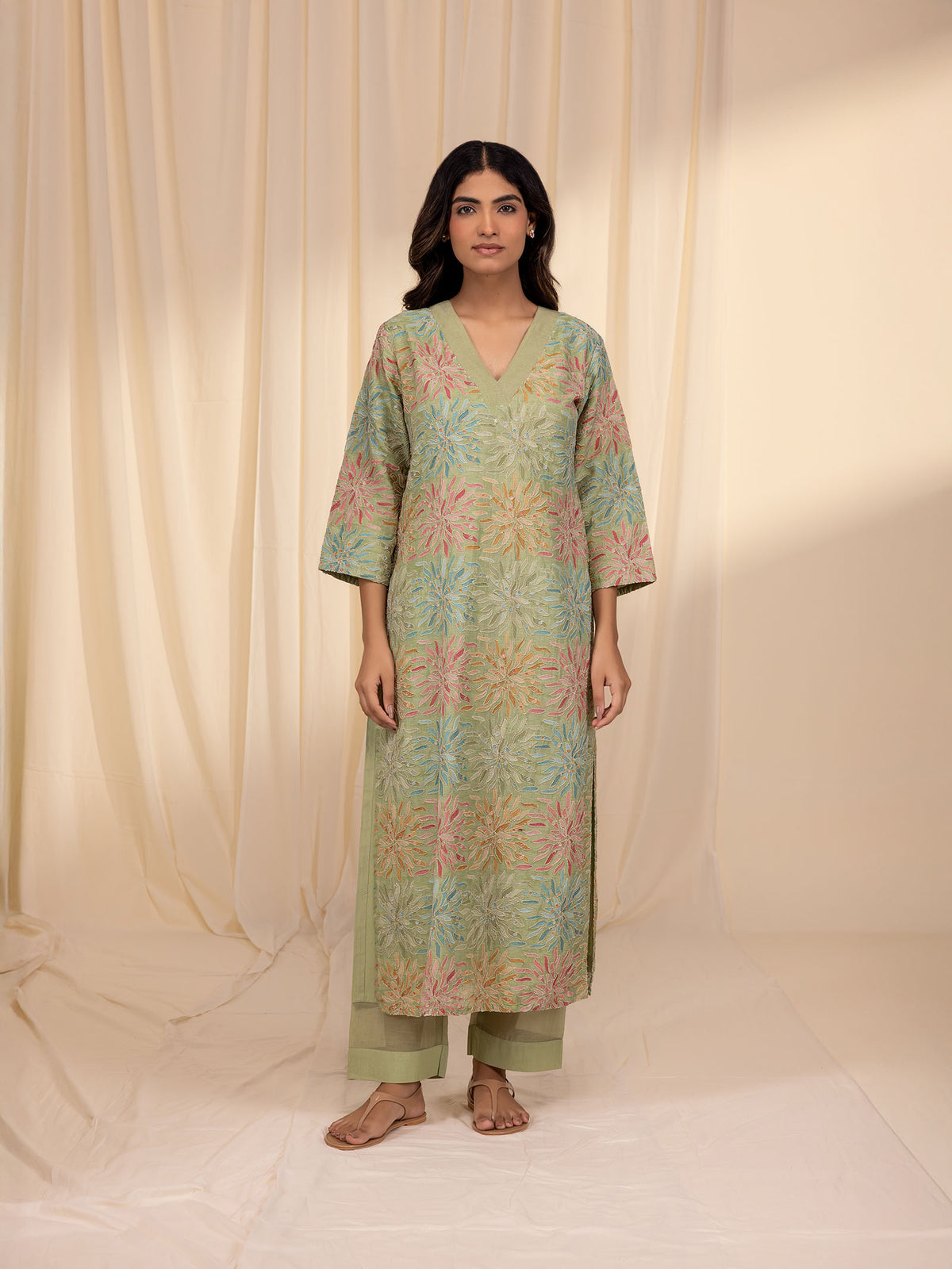 Sparkles Chanderi Kurta