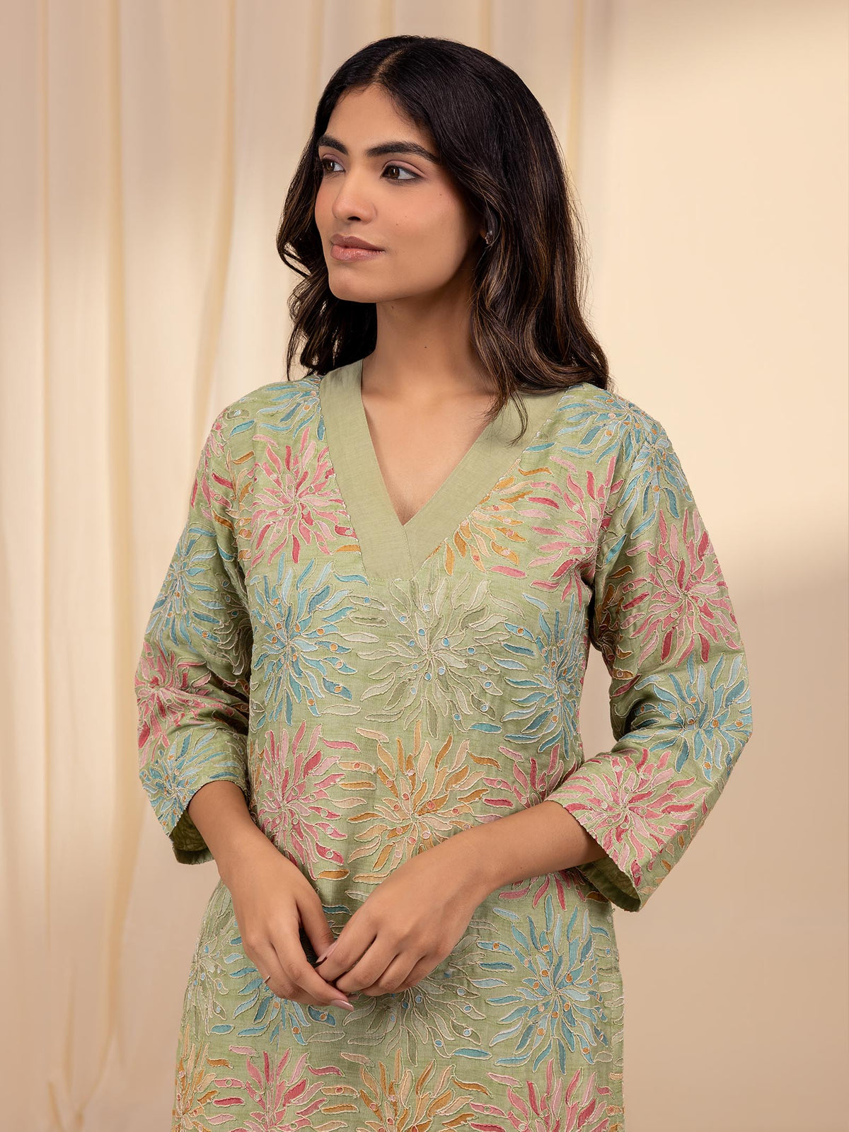Sparkles Chanderi Kurta
