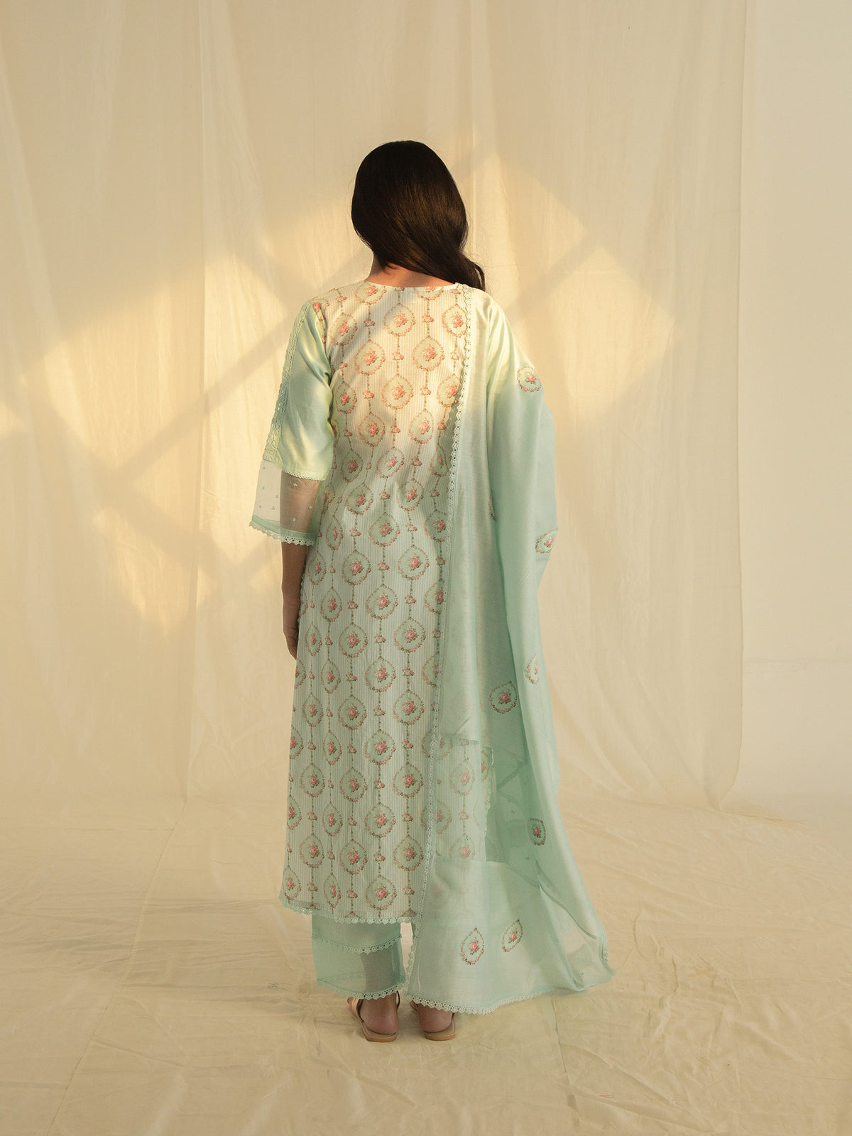 High Tea Chanderi Dupatta