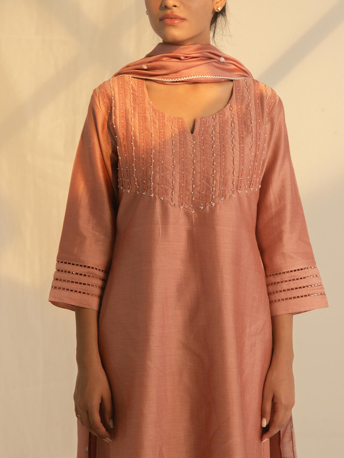 Nawabi Mausam Chanderi Kurta
