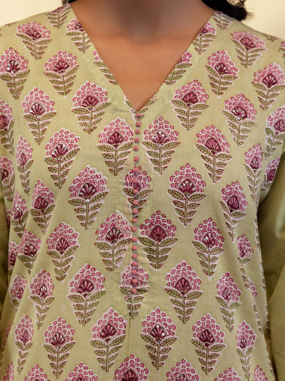 Tahiti Island Voile Kurta