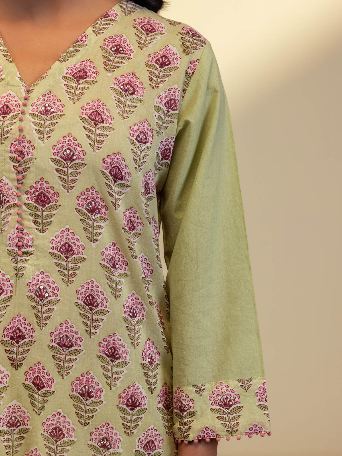 Tahiti Island Voile Kurta