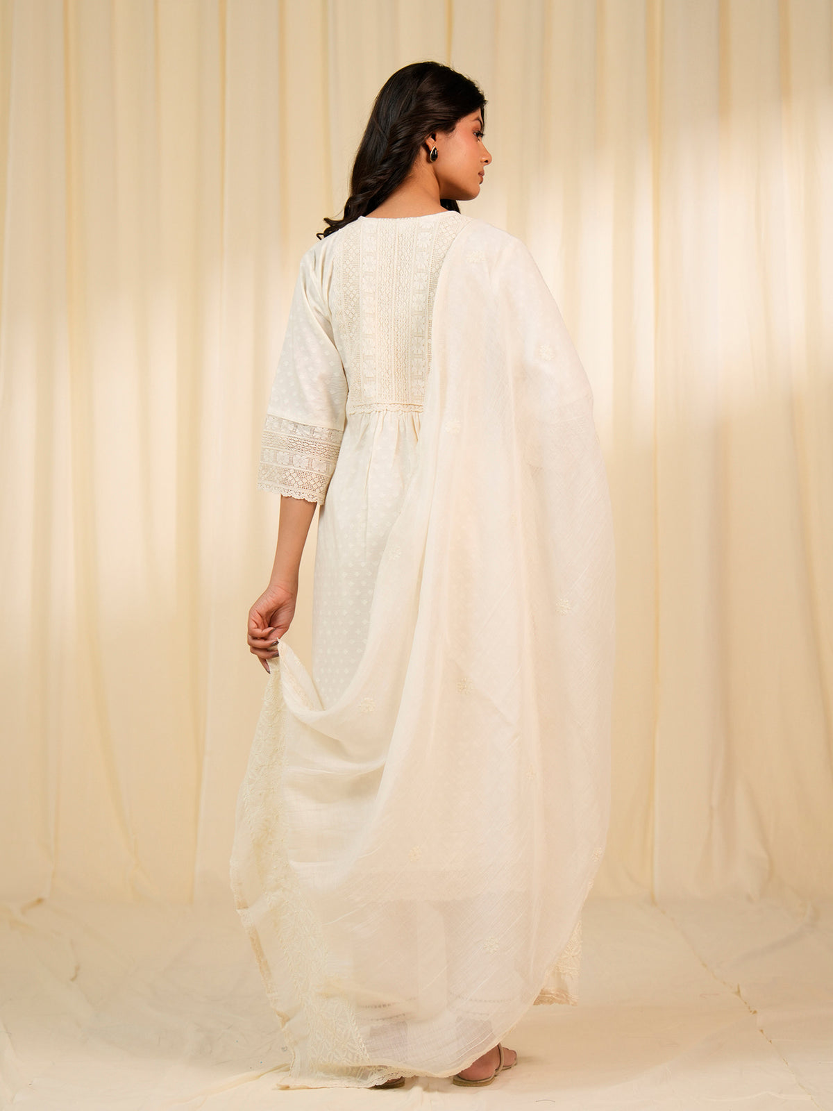 Tusker Chanderi Dupatta