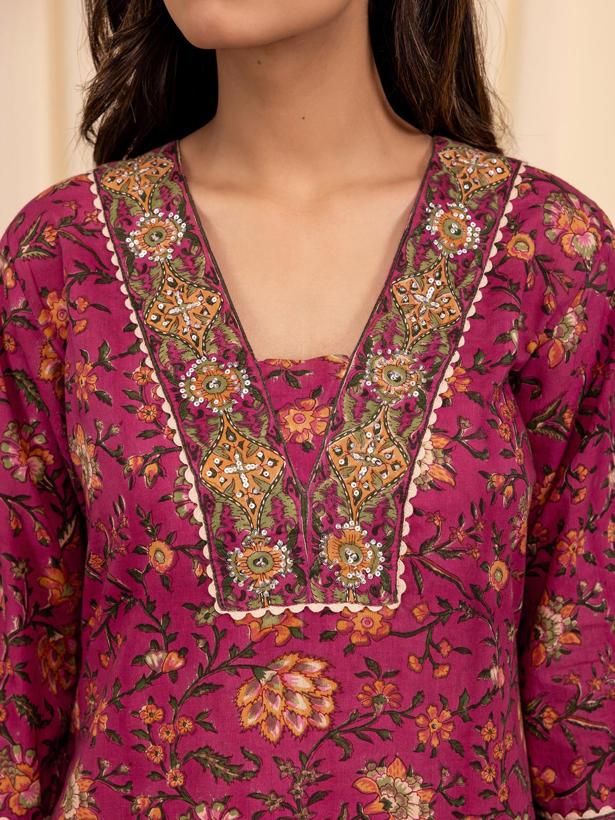 Wild Flowers Voile Kurta