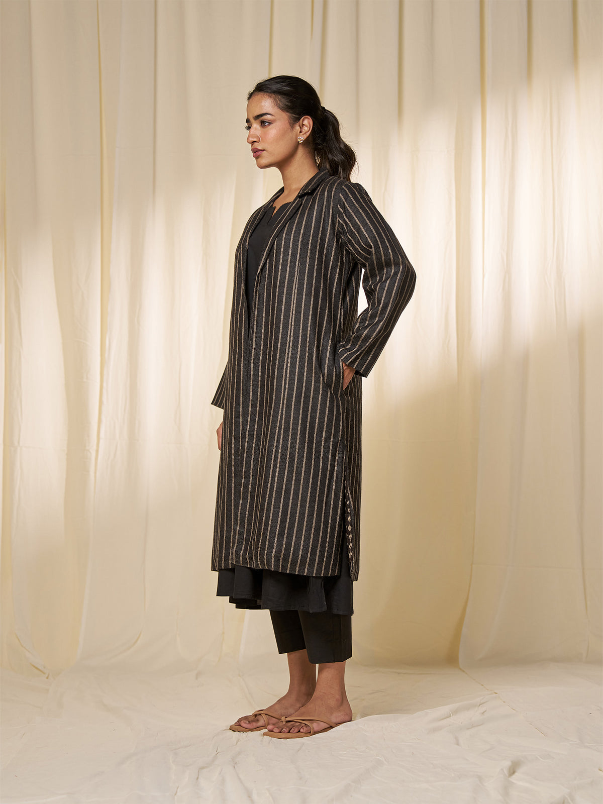 Woollen Overlay Coat
