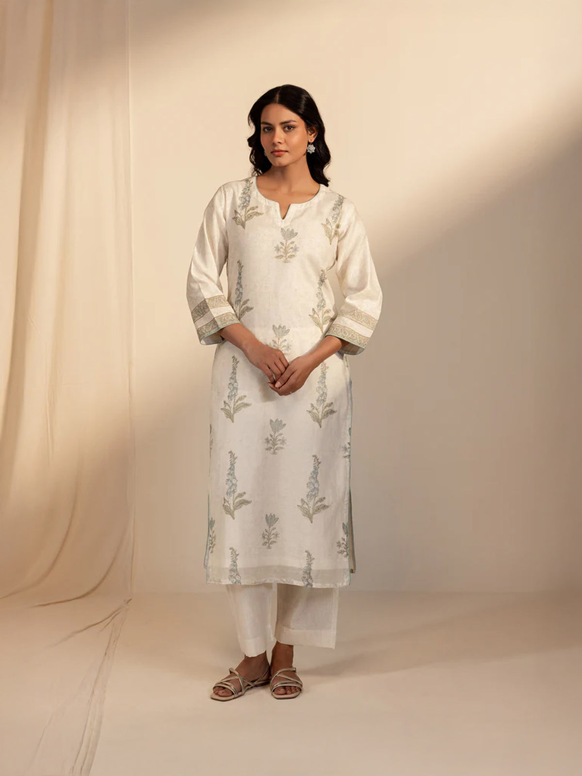 Noor Jahan Chanderi Kurta