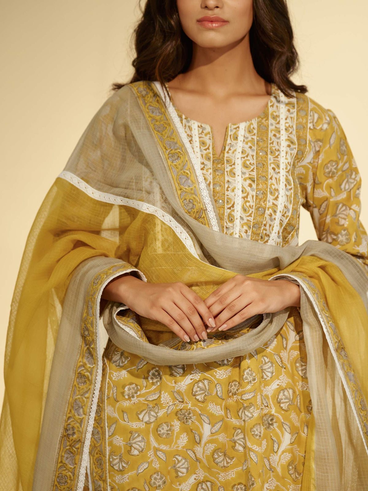 Sarso Ka Phool Cotton Kurta