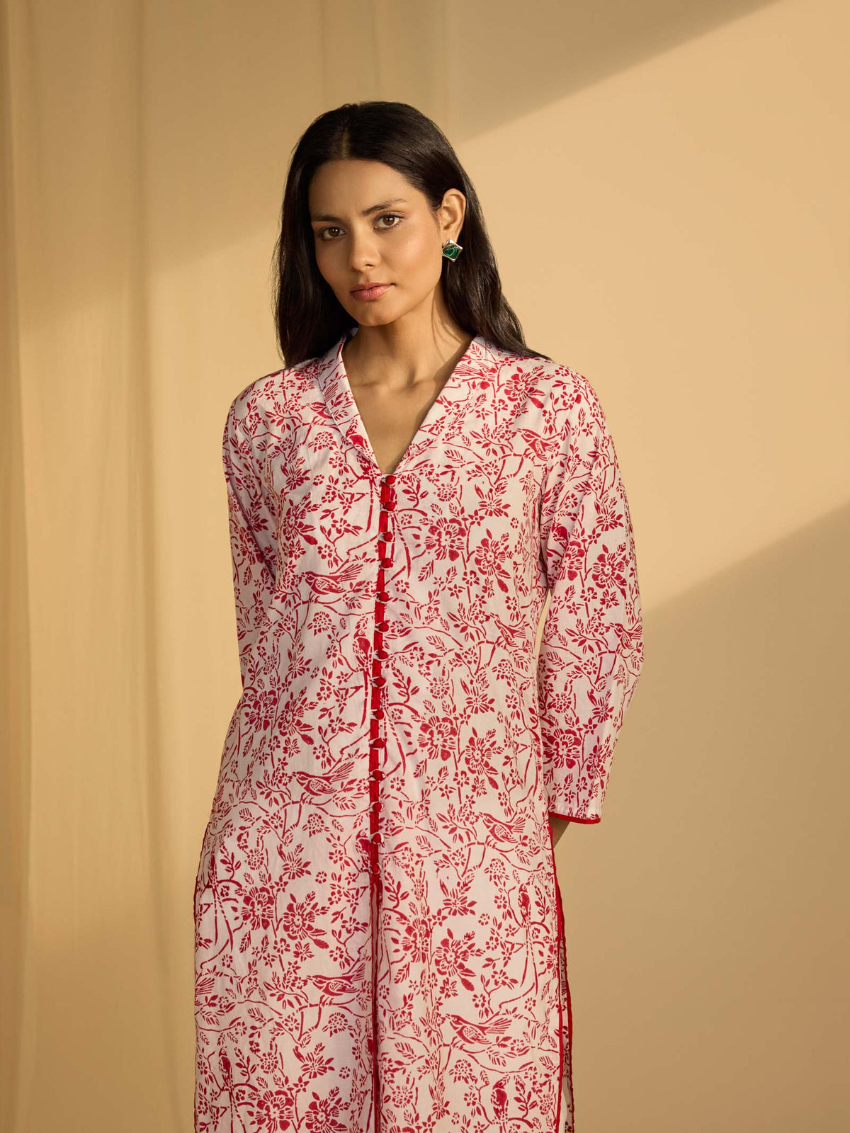 Red Robin Cotton Kurta
