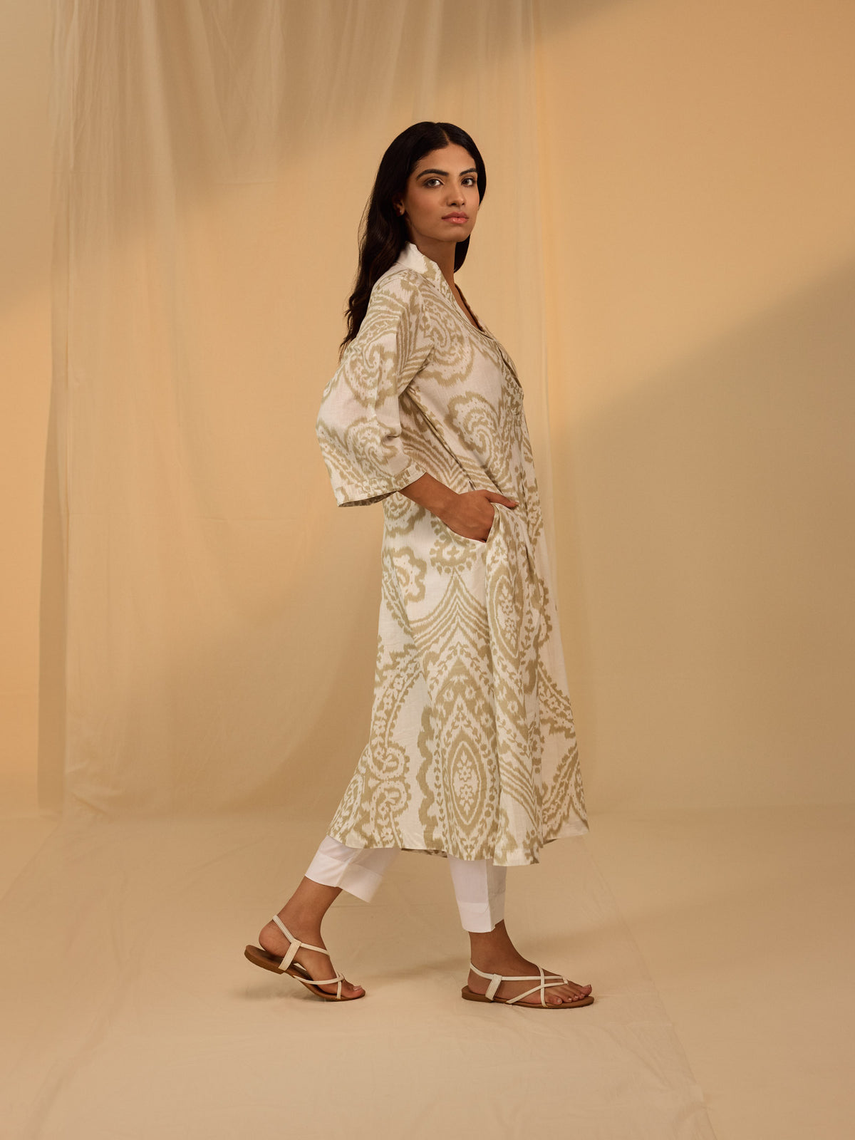 Politics Cotton Kurta
