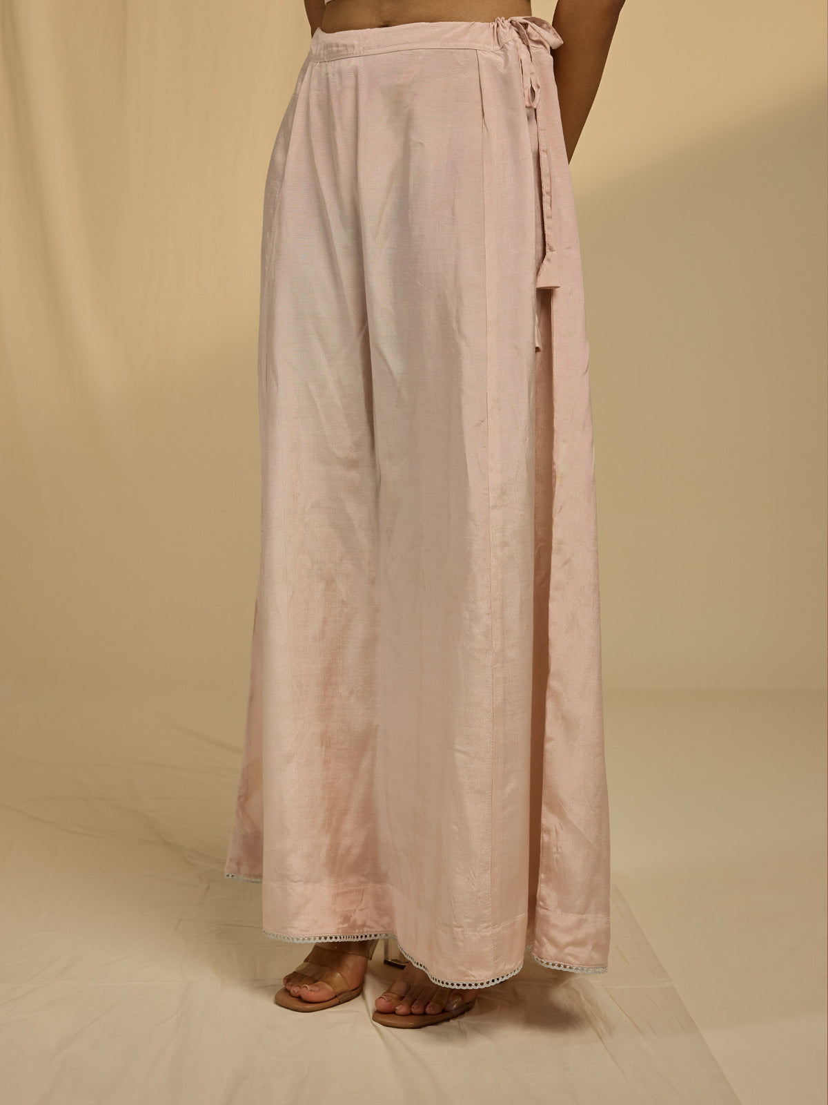 Lightening Pink Organza Saree