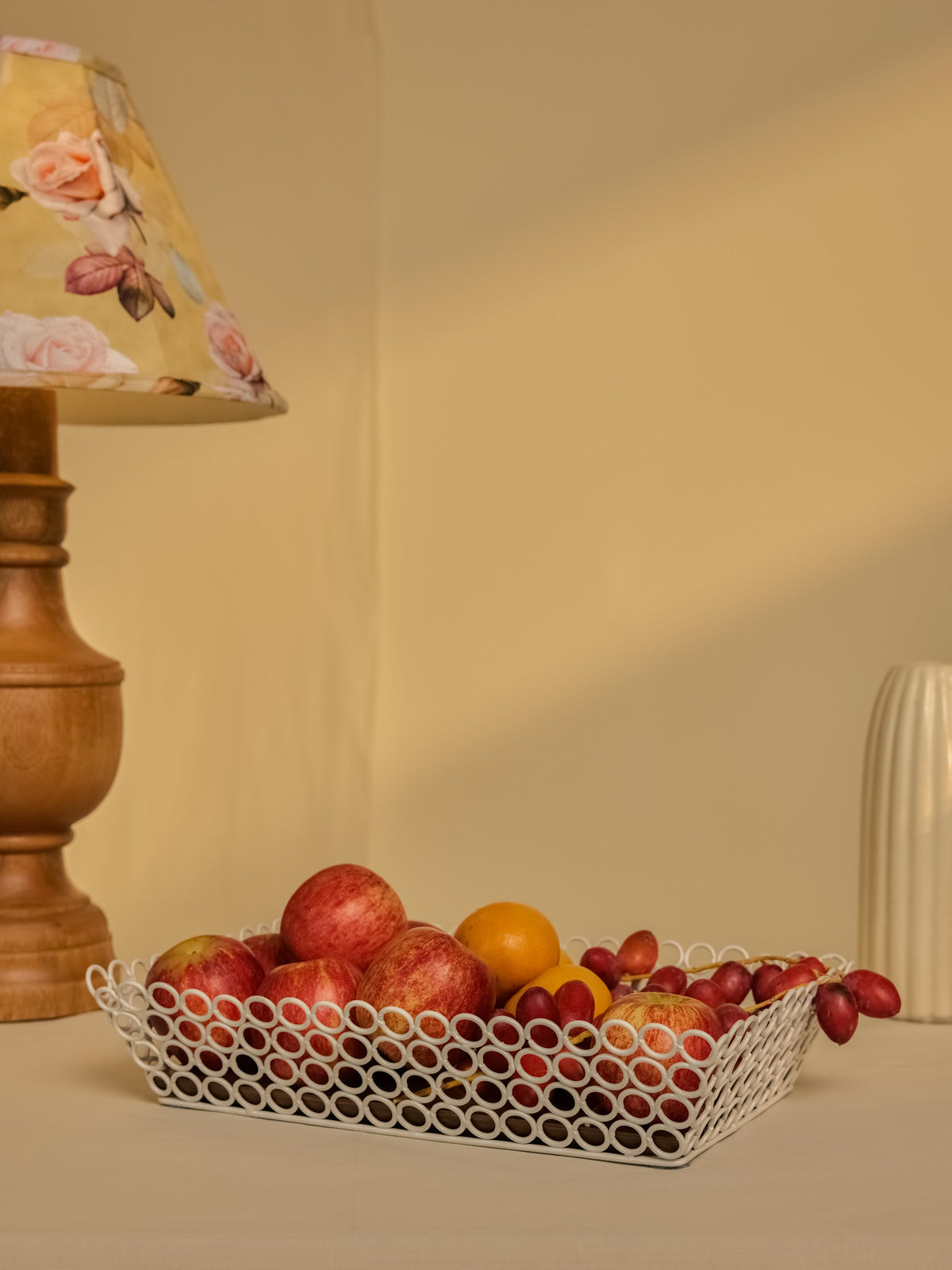 Jaali Basket - White