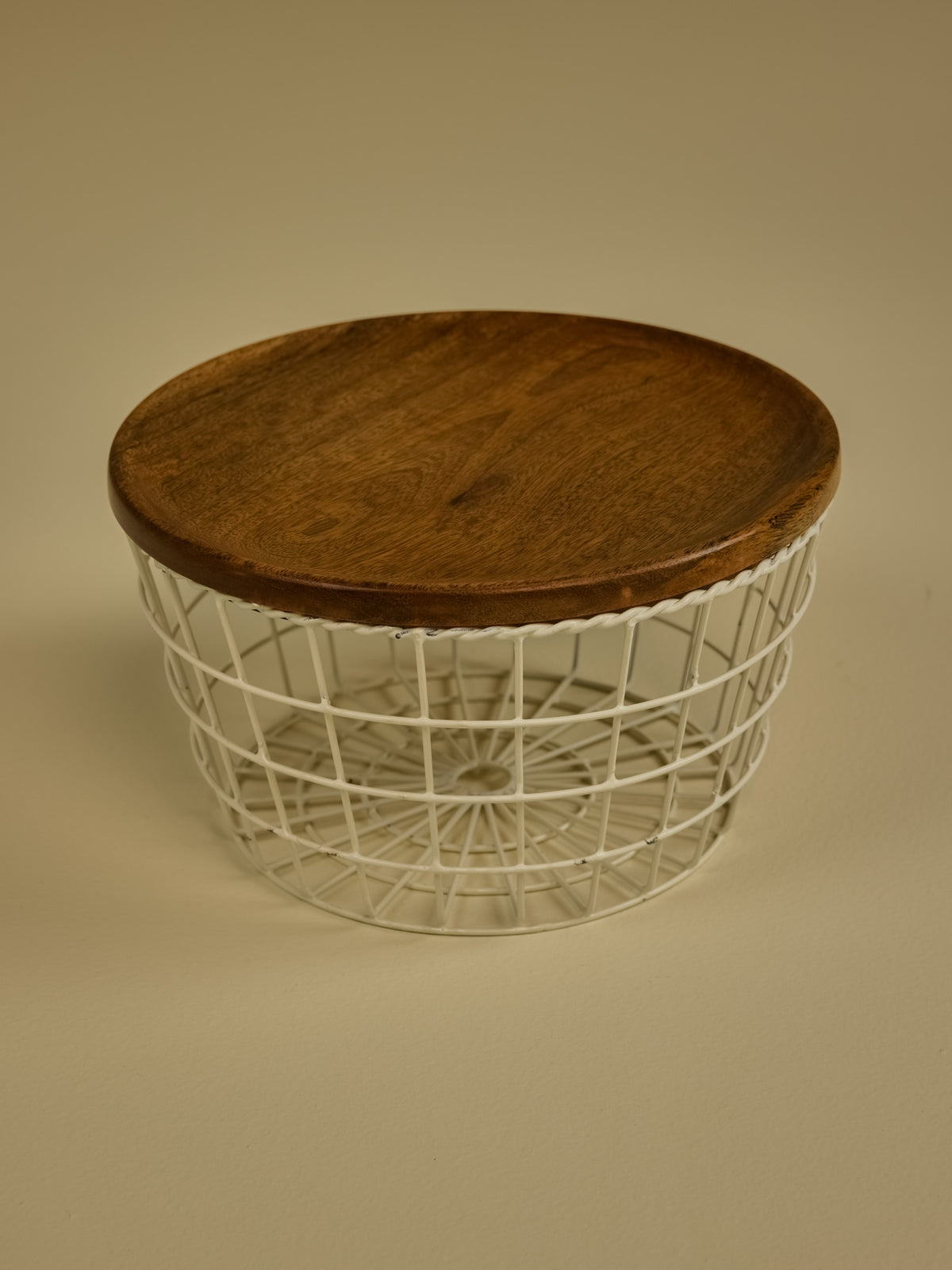 White Wire Basket
