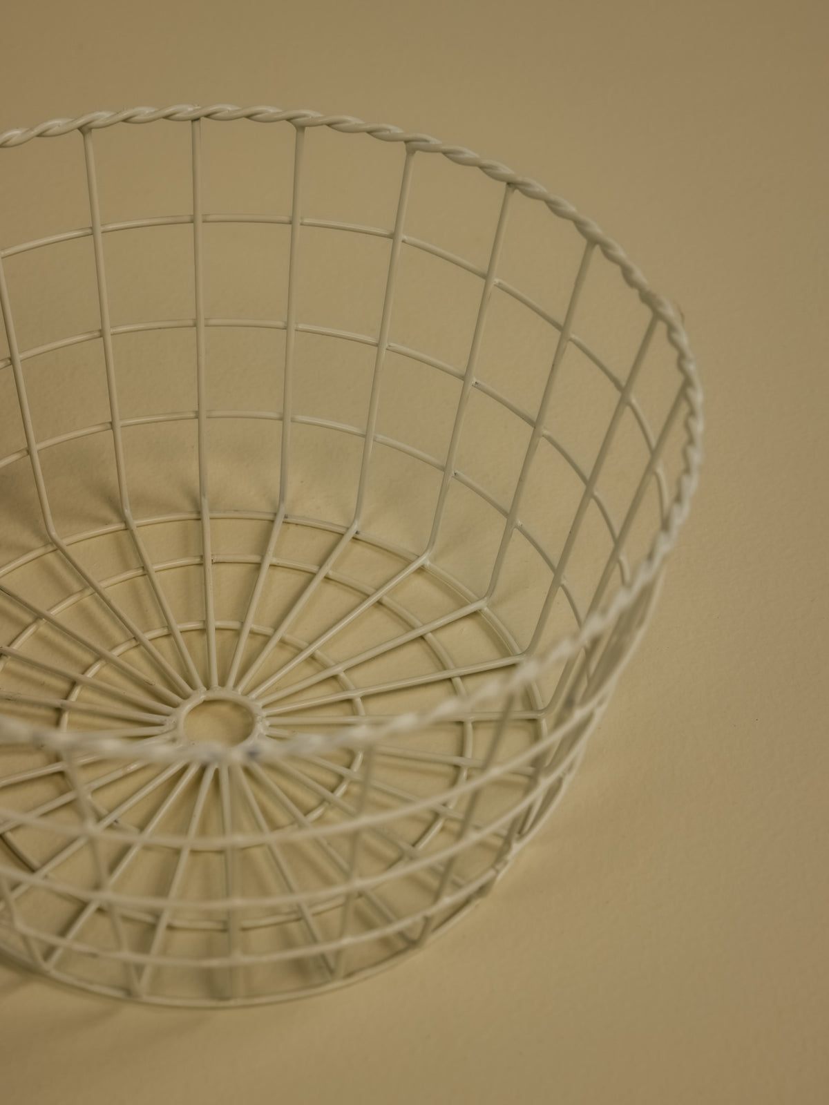 White Wire Basket