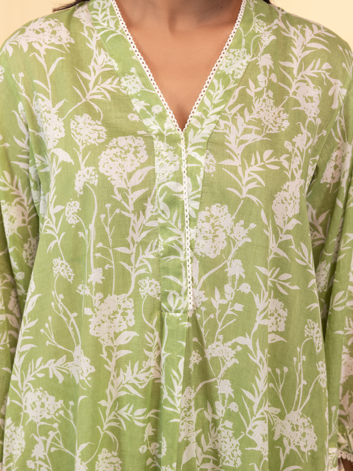 Fern Voile Kurta