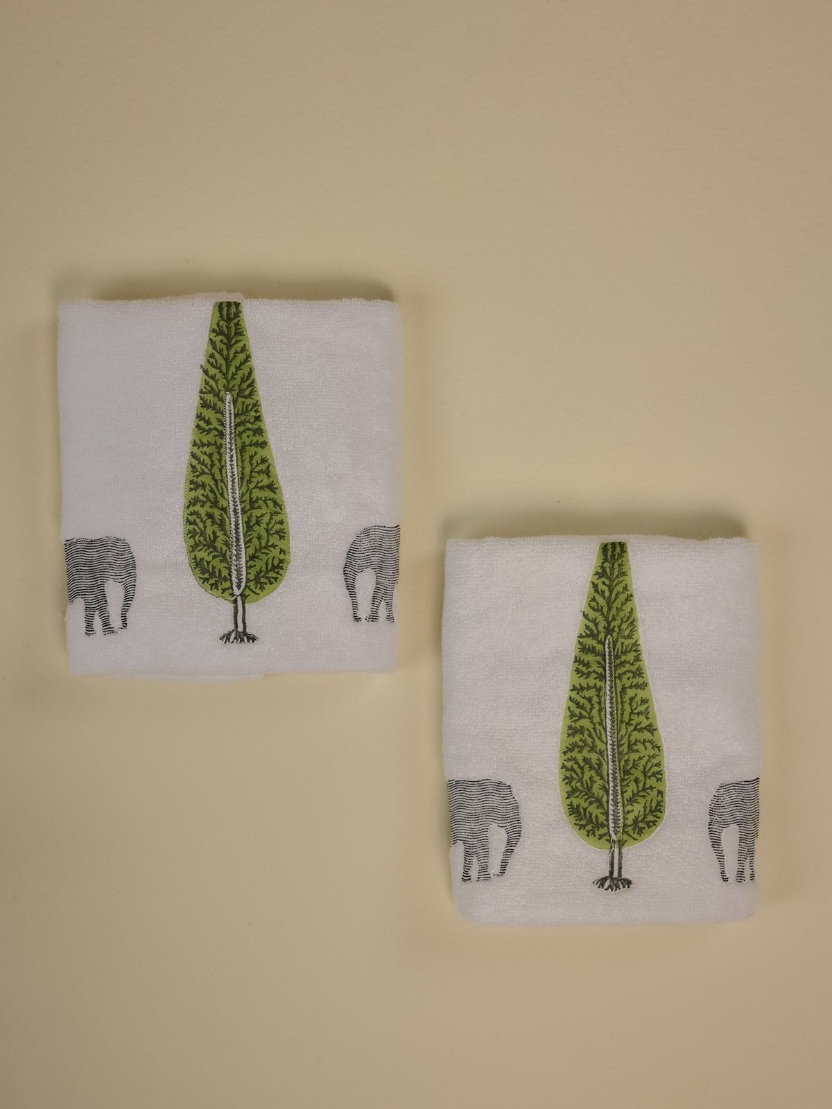 Elephant Hand Towel (Set of 2)