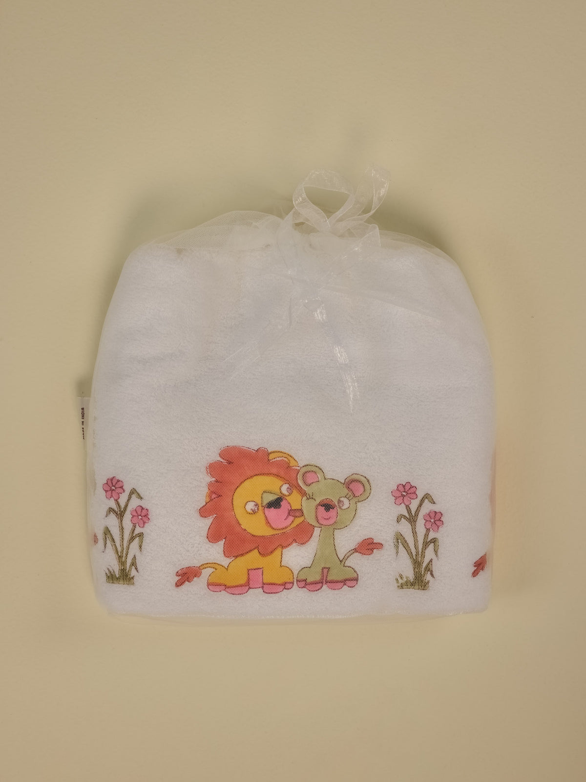 Lion Kisses Baby Towel