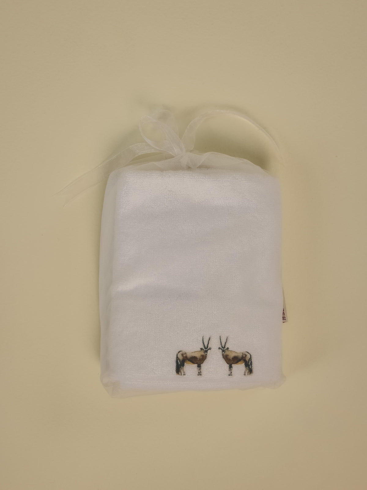 Oryx White Hand Towel (Set of 2)