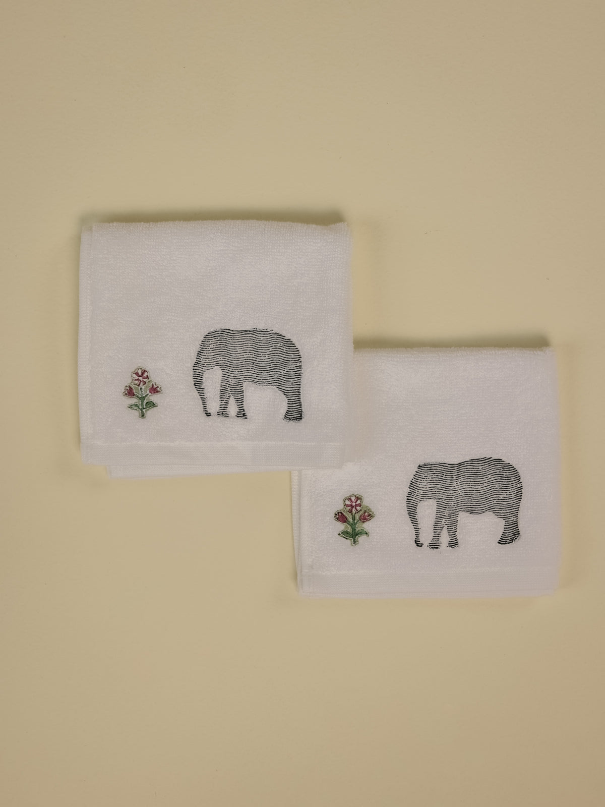 Elephant Face Towel (Set of 2)