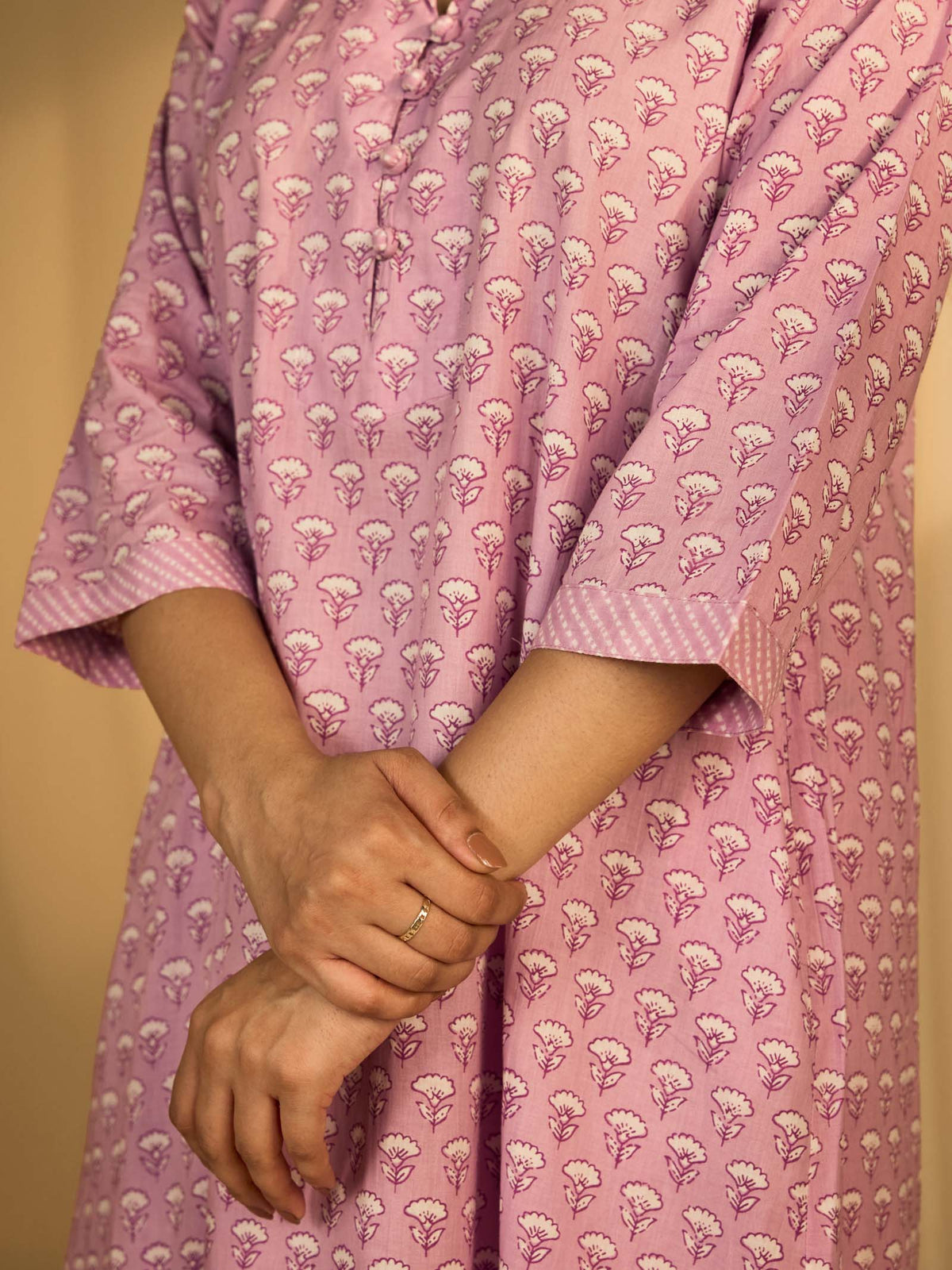 Little Lavender Cotton Kurta