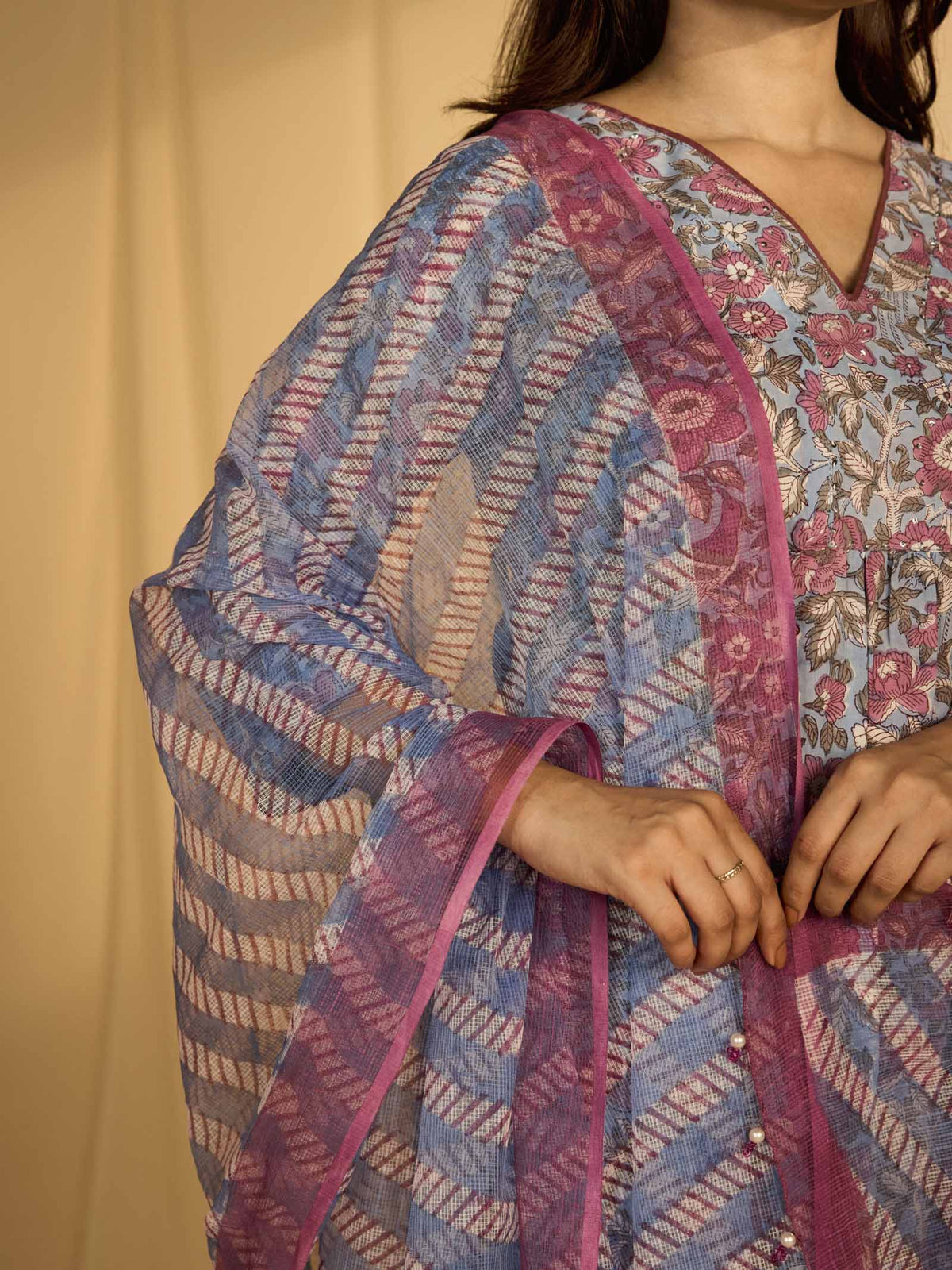 Blue Birds Kota Dupatta