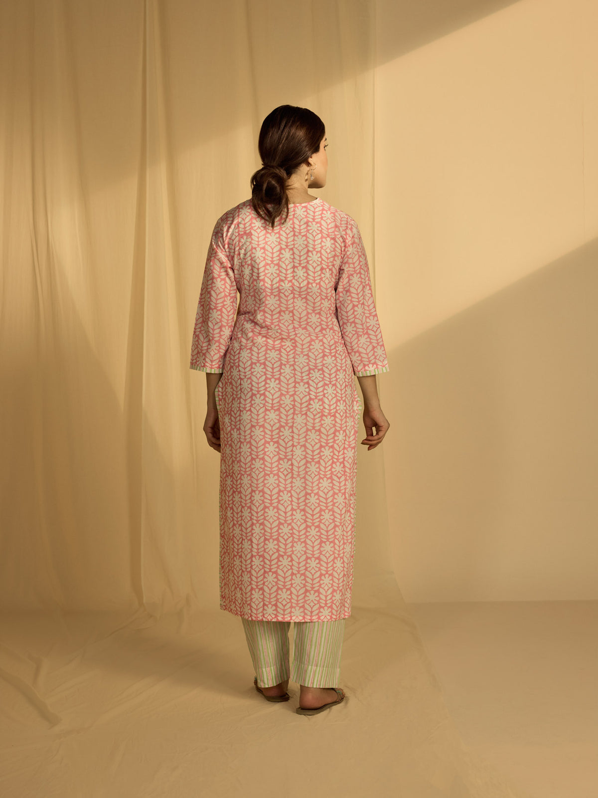 Tickled Pink Cotton Kurta