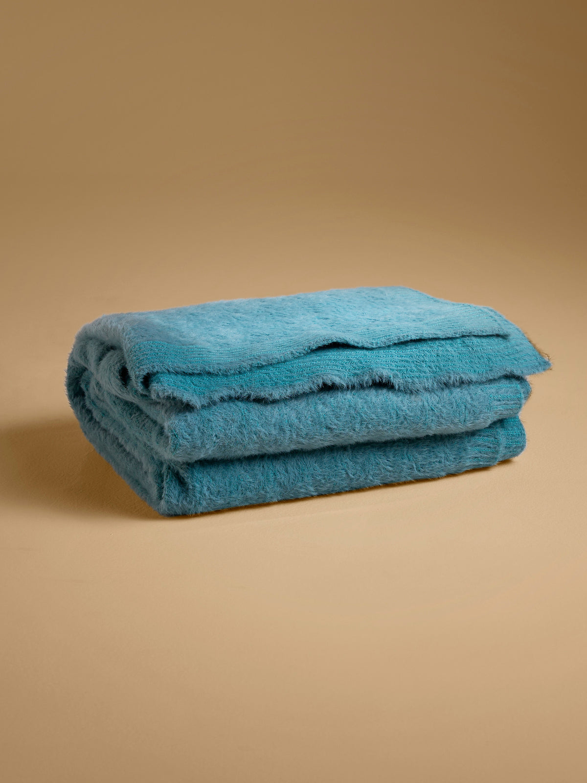 Woollen Throw Teal