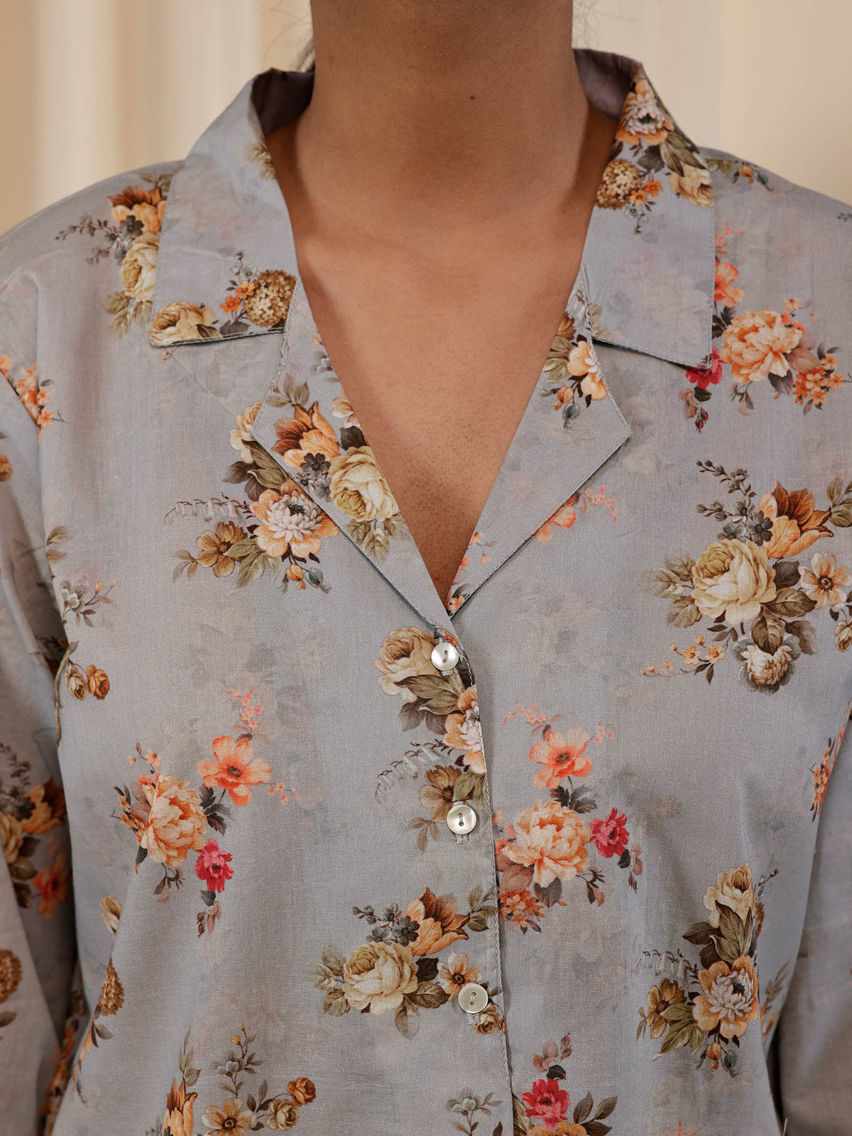 Bloom and Cozy Cotton Night Suit