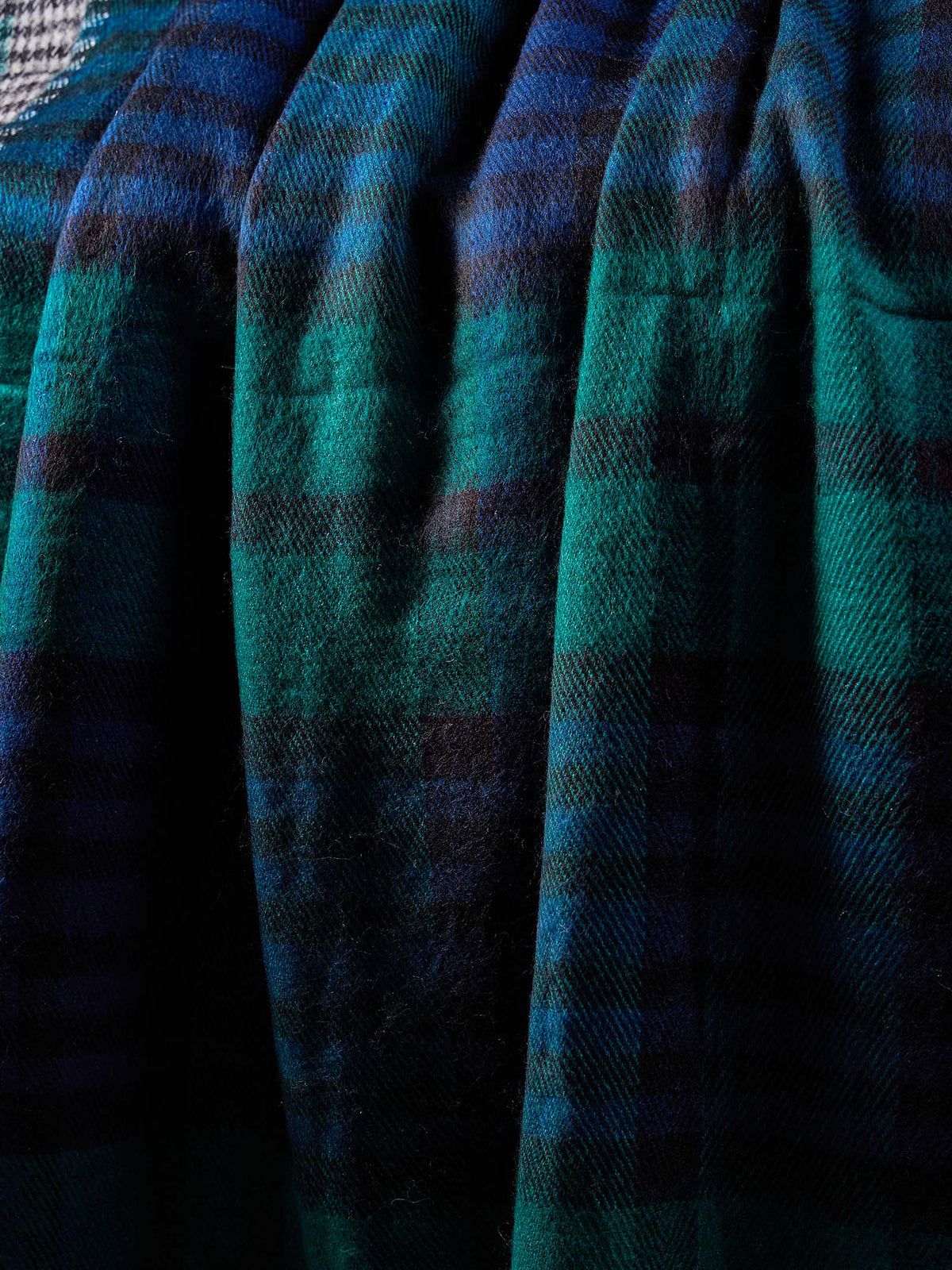 Woollen Throw B-Navy