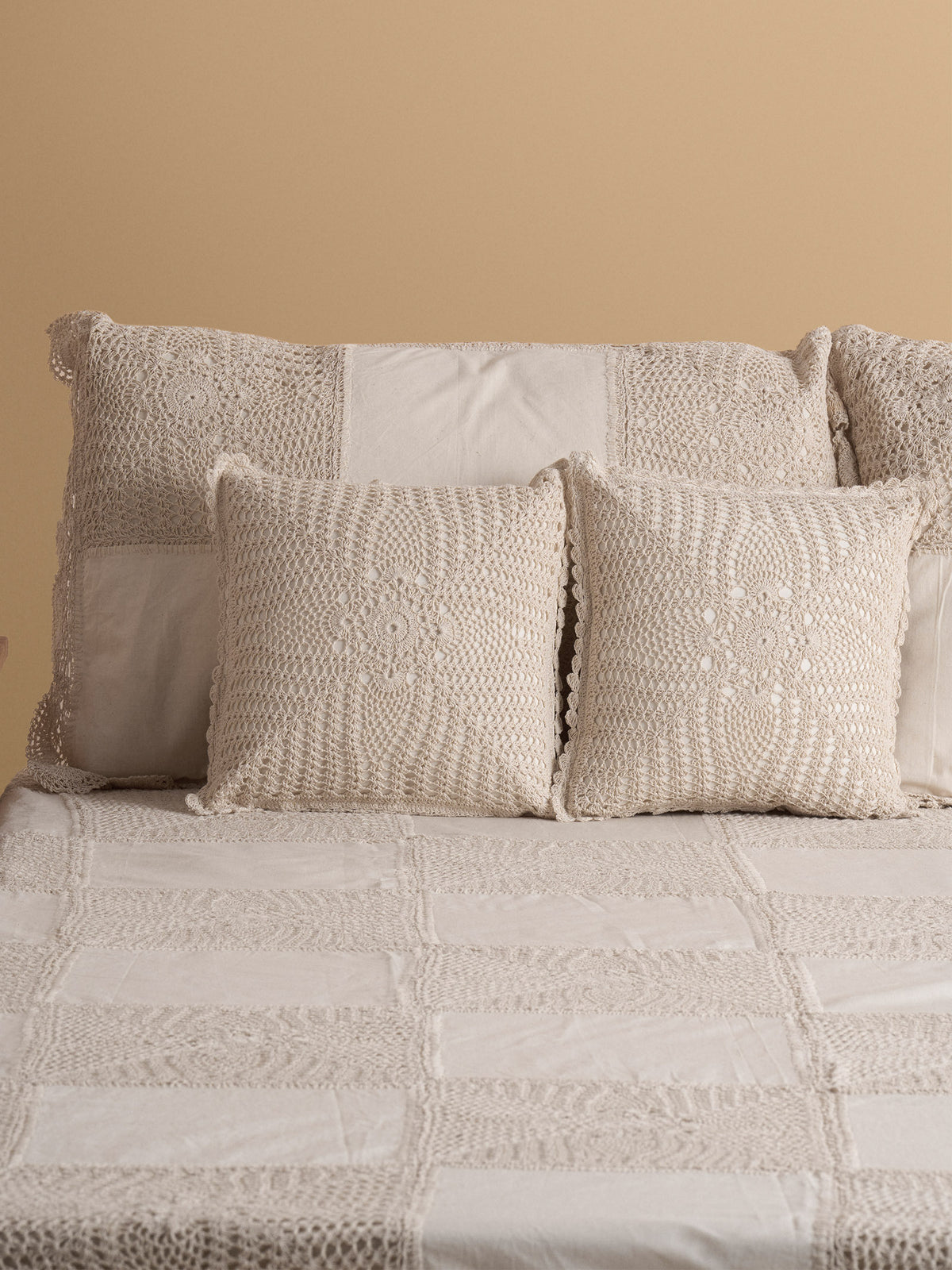 Assorted Crochet 12" x 12" Cushion Cover
