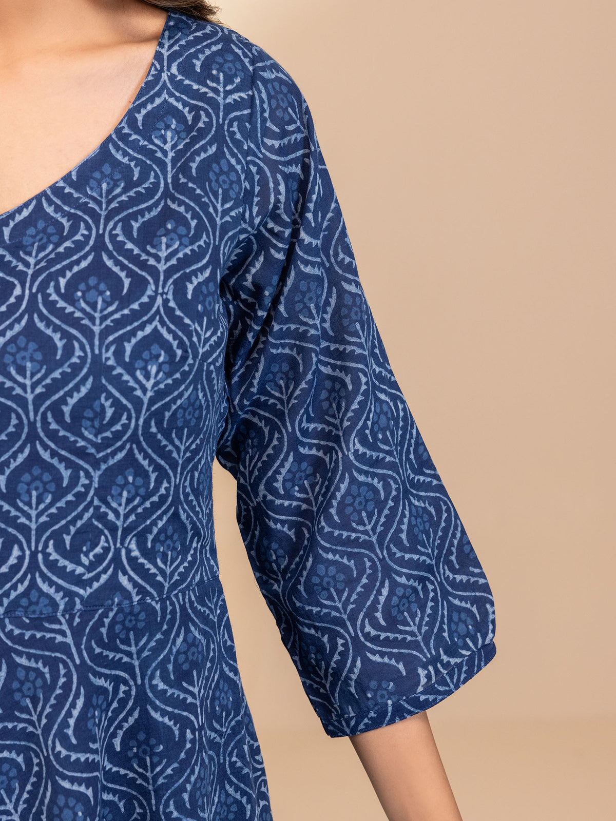 Indigo Ace Voile Dress