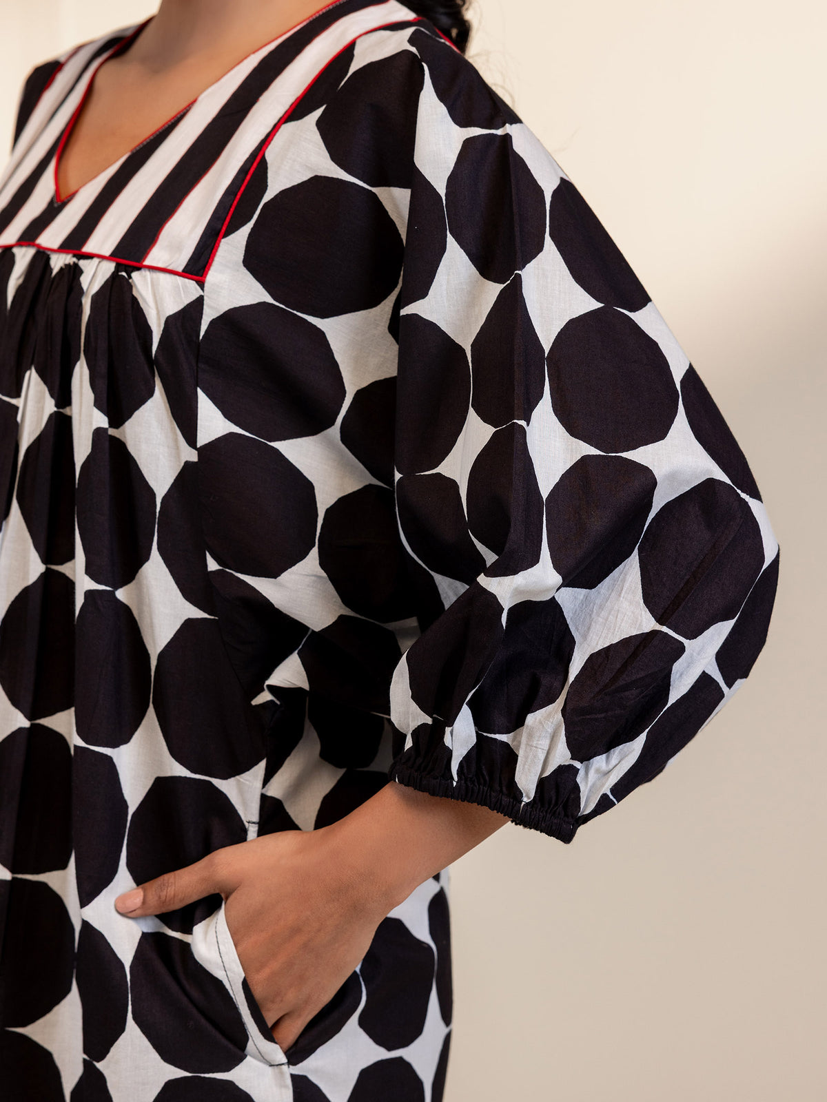 Colour Chrome Wing Cotton Dress